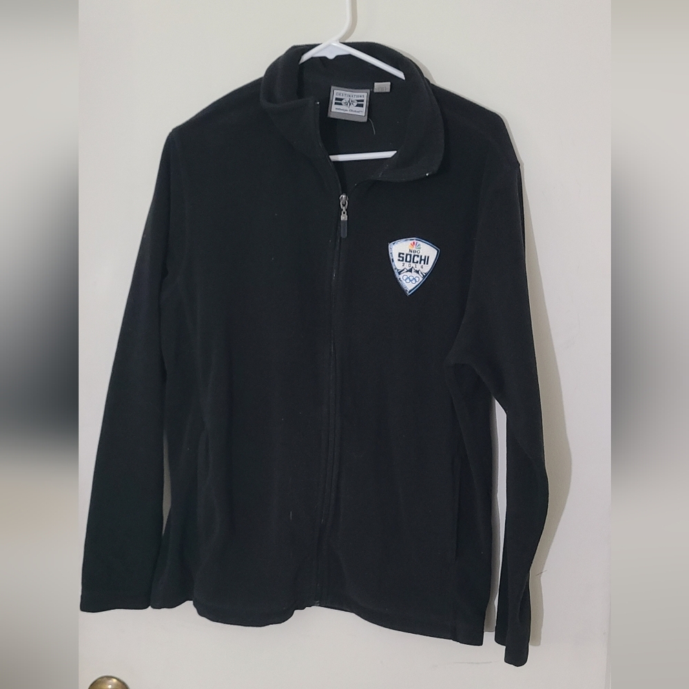 NBC Sochi 2014 Winter Olympics Polar Fleece Zip Up Small